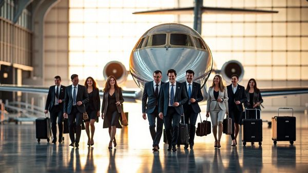 Customized air charter services for group MICE travelers