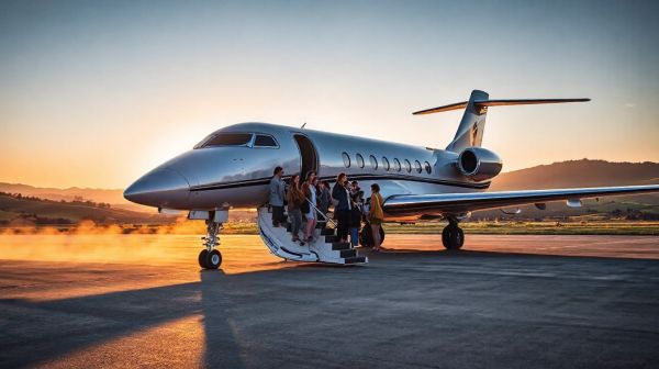 Customized air charter services for group MICE travelers